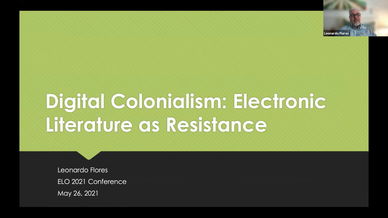 Digital Colonialism: Electronic Literature as Resistance